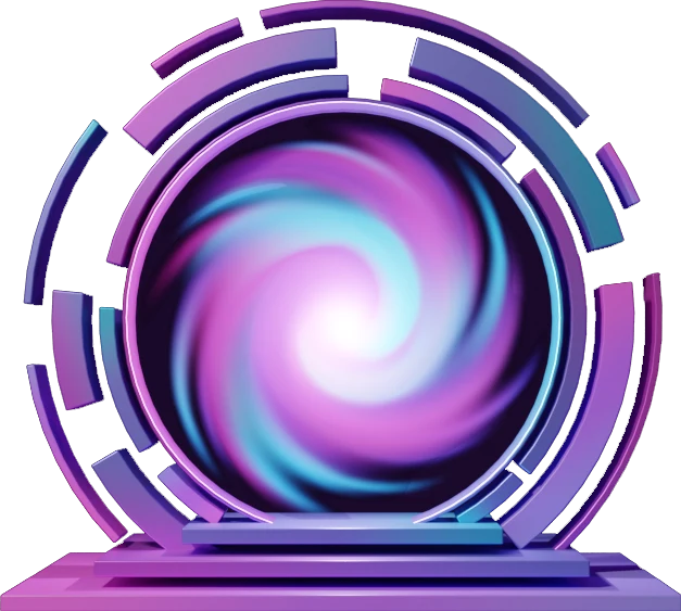 Front view of the 3D version of the Storylace Magic Portal.
